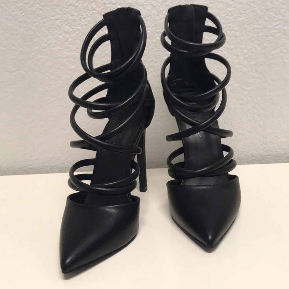 Black Strappy heels